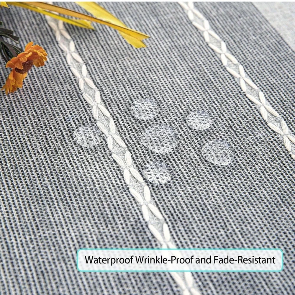 Table Cover Waterproof Rectangle Tablecloth H-50 x 145 cm (20 x 57 in)